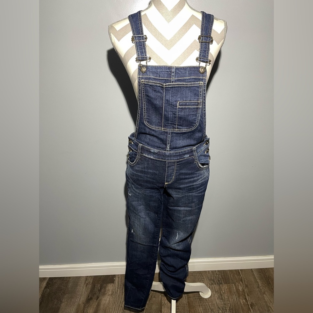 Arizona Jean‎ Company Women's Blue Denim Overalls